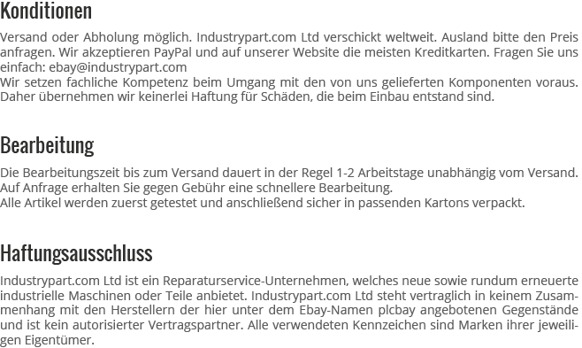 konditionen