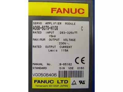 Fanuc A06B-6079-H108 Servo Amplifier 