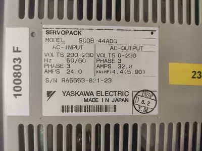 Yaskawa SGDB-44ADG Servopack