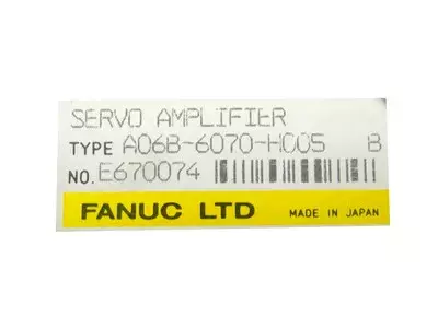 Fanuc A06B-6070-H005 Digital Servo Amp Unit