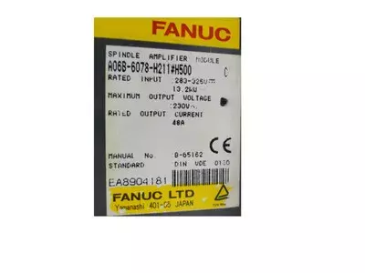 Fanuc A06B-6078-H211 Spindle Amplifier