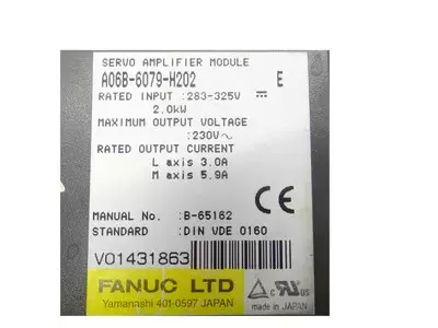 Fanuc A06B-6079-H202 Servo Amplifier 