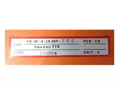 Mitsubishi FR-SF-4-18.5KP AC Spindle Controller