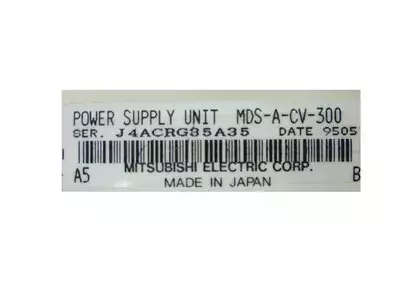 Mitsubishi MDS-A-CV-300 Power Supply Unit 