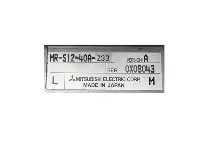 Mitsubishi MR-S12-40A-Z33 Servo Drive 