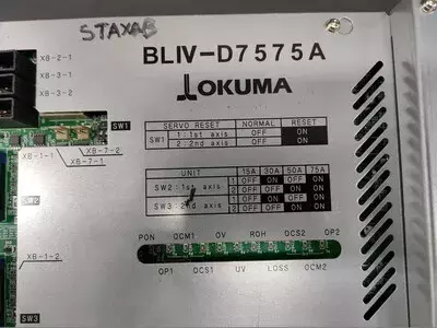 Okuma BLIV-D7575A or BL4-D7575A or U0632-0006 Servo Drive