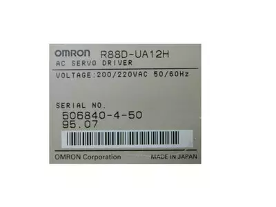 Omron R88D-UA12H AC Servo Driver