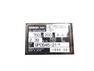 Omron R88M-UE75030V-S1 AC Servo Motor