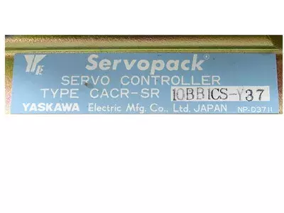 Yaskawa CACR-SR10BB1CS-Y37 or CACR-SR10BB1CSY37 Servopack 