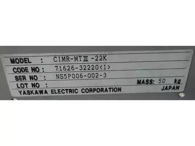 Yaskawa CIMR-MTIII-22K Spindle Drive