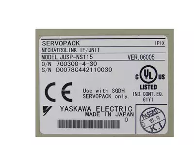 Yaskawa JUSP-NS115 Ver.06005 Mechatrolink IF/Unit 