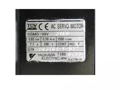 Yaskawa SGMG-09V2ACB Servo Motor