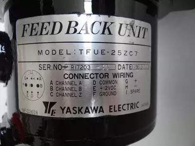 Yaskawa UGJMED-80MA20F AC Motor