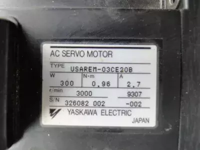 Yaskawa USAREM-03CE20B Coder UTOPI-150YT AC Servo Motor