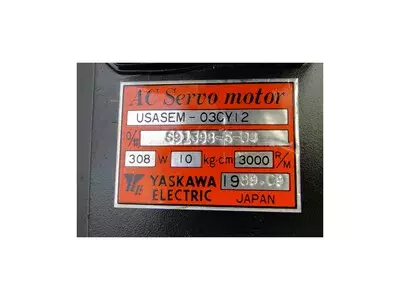 Yaskawa USASEM-03CY12 AC Servo Motor